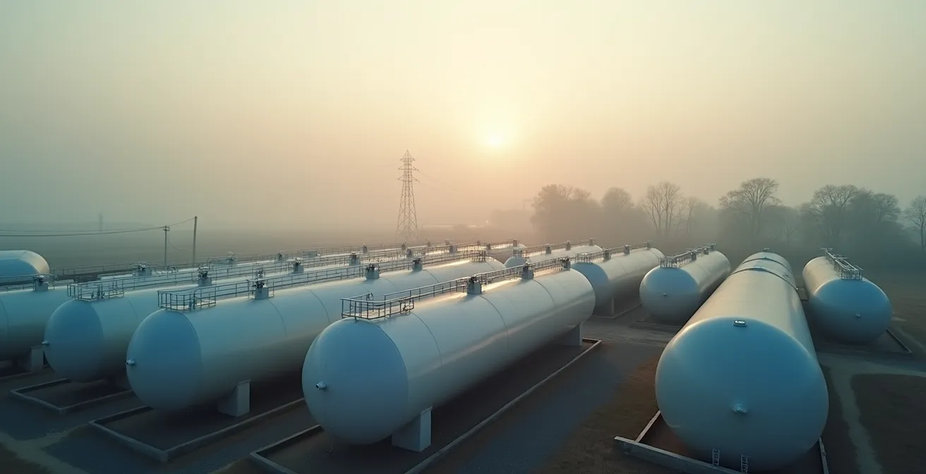 Installation de propane dans un environnement industriel épuré
